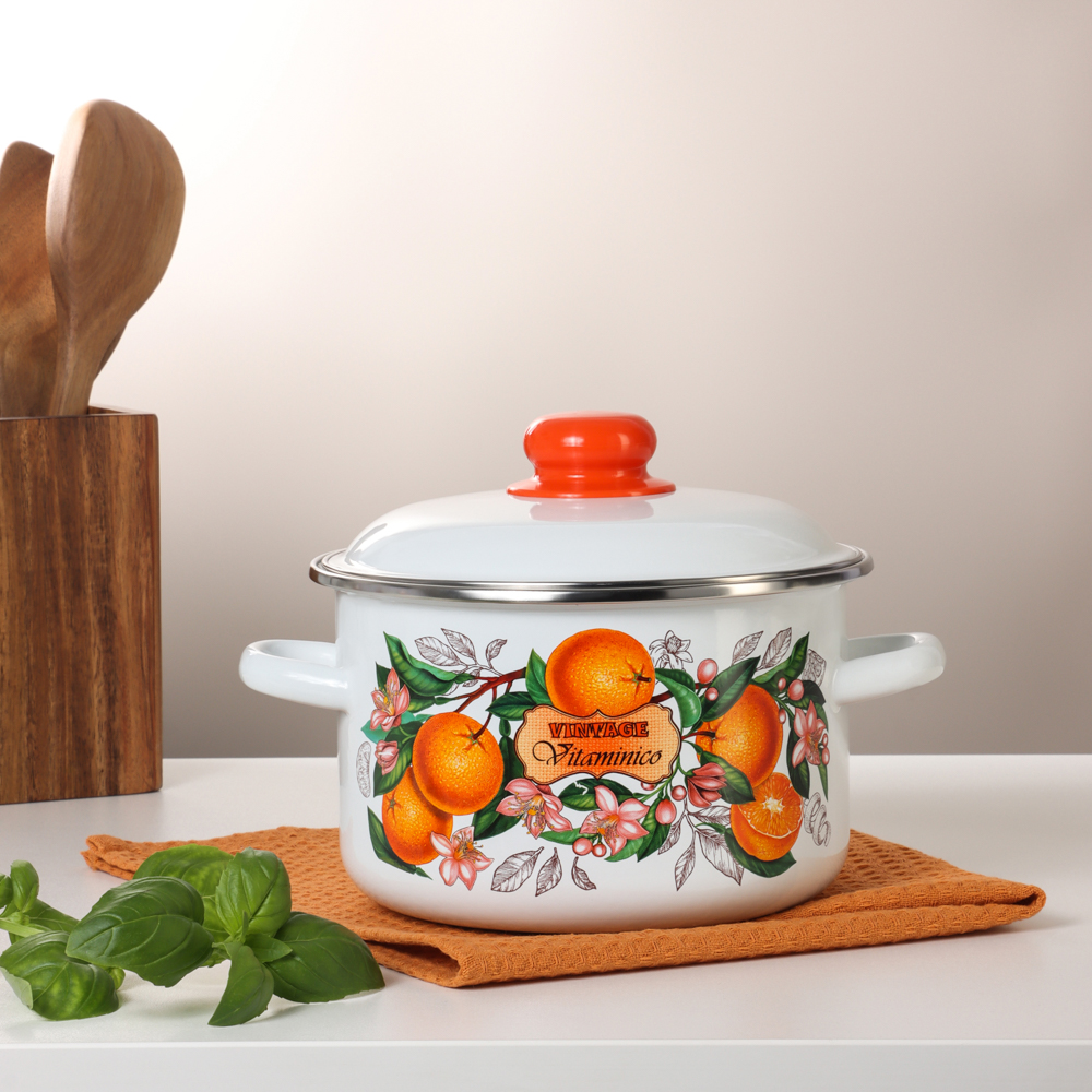 Гарден Кастрюля эмалированная 3л, арт.№ 894-550