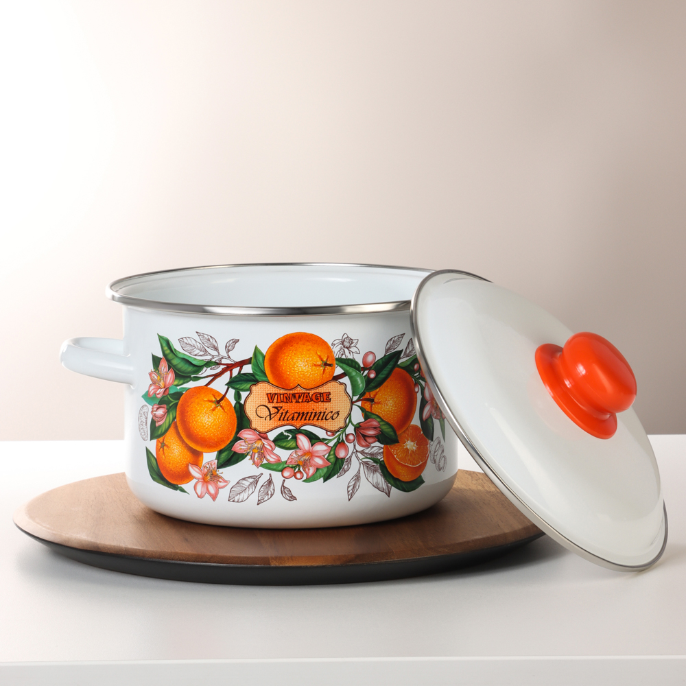 Гарден Кастрюля эмалированная 3л, арт.№ 894-550