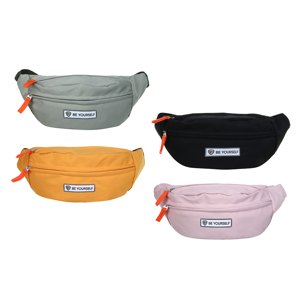 ЮL Сумка поясная с 3-мя отделениями, 100% ПЭ, 33х16х9см, 4 цвета, арт.№ 337-176
