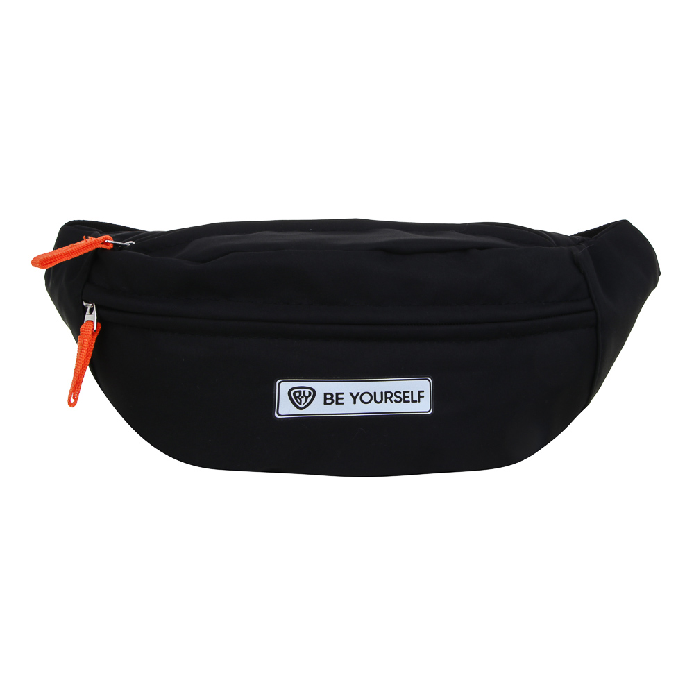 ЮL Сумка поясная с 3-мя отделениями, 100% ПЭ, 33х16х9см, черный, МП-8, арт.№ 337-177