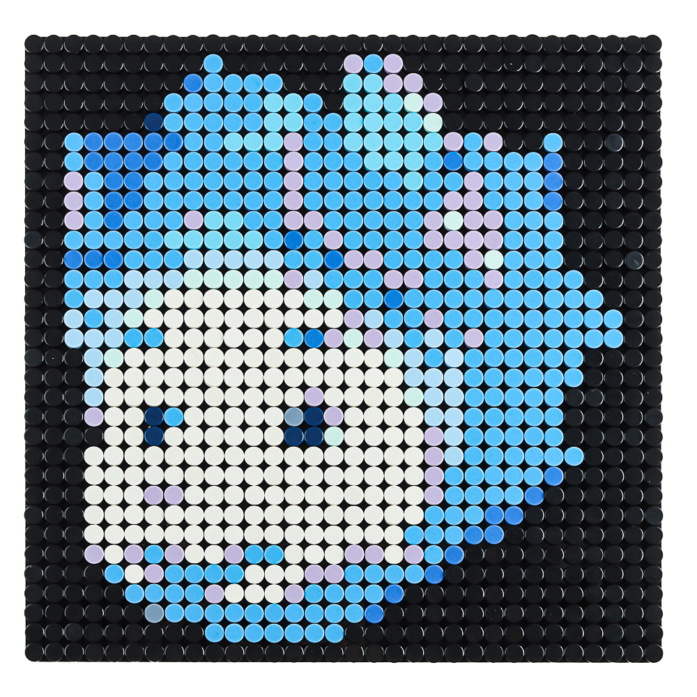 Фиксики Мозаика пластиковая, АВS, 18x18 см, Нолик, арт.№ 429-029