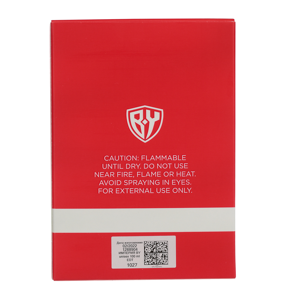 BY Туалетная вода ИМПЕРИЯ BY, 100 мл, картон, стекло, арт.№ 830-588