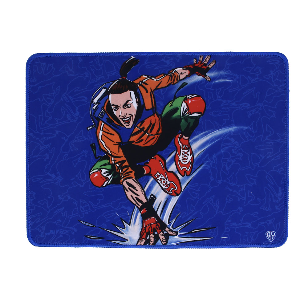 BY Коврик игровой, 360x260x2.5мм, с рисунком, полиэстер, каучук, Конёк, арт.№ 405-046