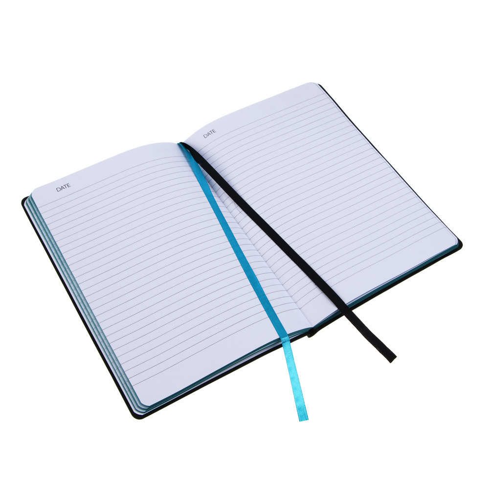 BY РСГ Бизнес - блокнот "ЯГА" А5, 192 стр., гибкая обл., иск.кожа, цв.срез, резинка, 2 закладки, арт.№ 801-046