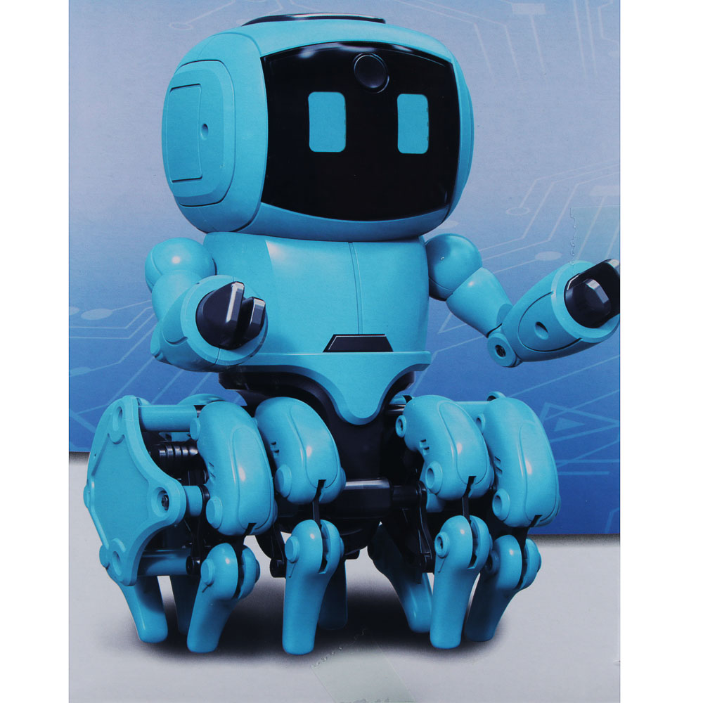 ИГРОЛЕНД Конструктор "Умный робот", движение, свет, звук, 4ААА, ABS, 28,8х12,5х23см, арт.№ 265-568