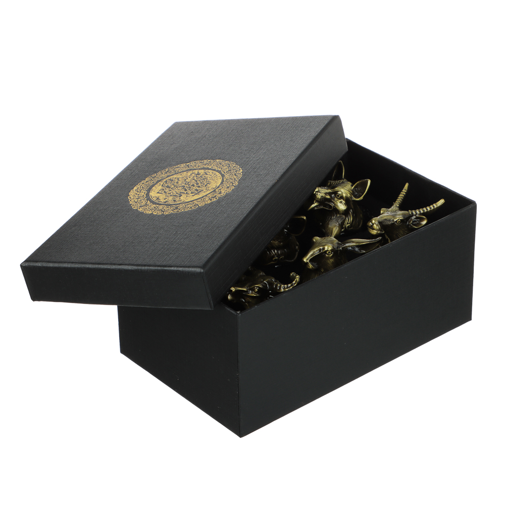 Набор стопок перевертышей тм MILLIMI, 30мл, бронза, стекло, 6шт, арт.№ 878-715