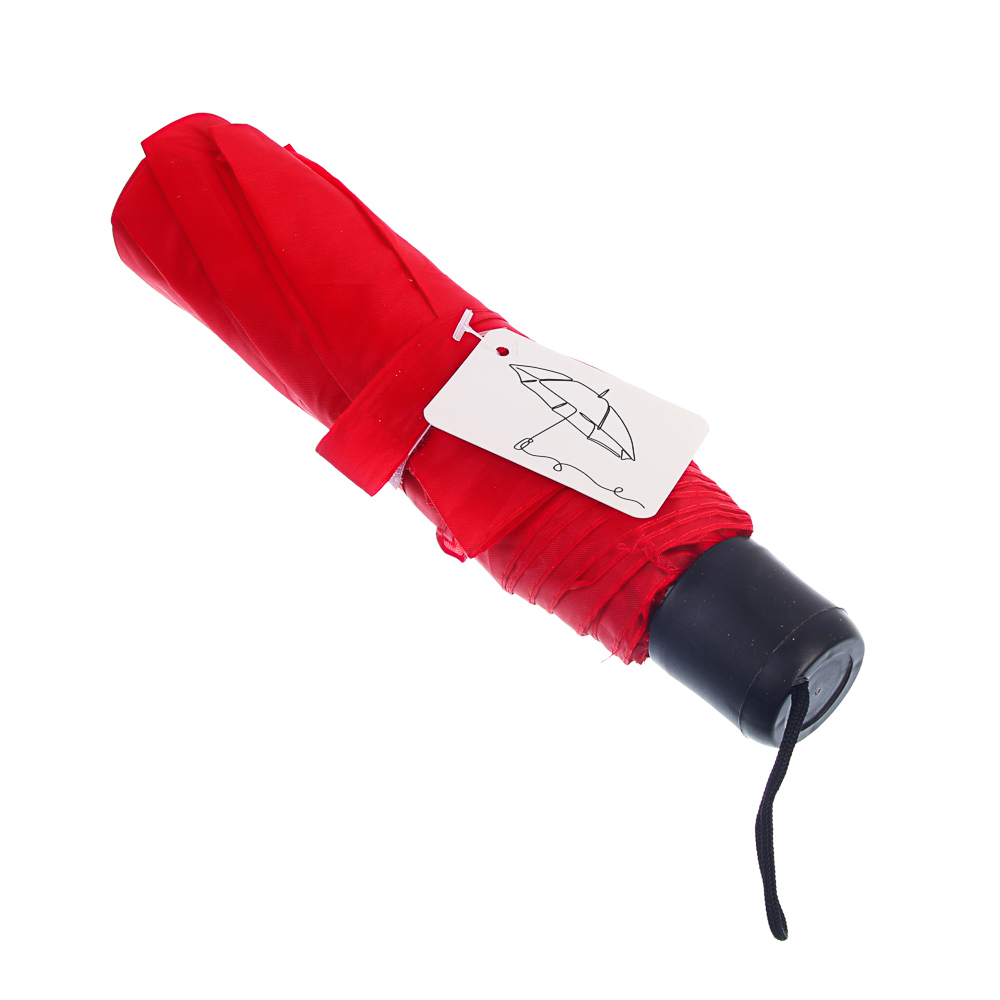 Зонт универсальный механика, диаметр 84 см, 8 спиц, металл, полиэстер, 6 цветов, арт.№ 302-408