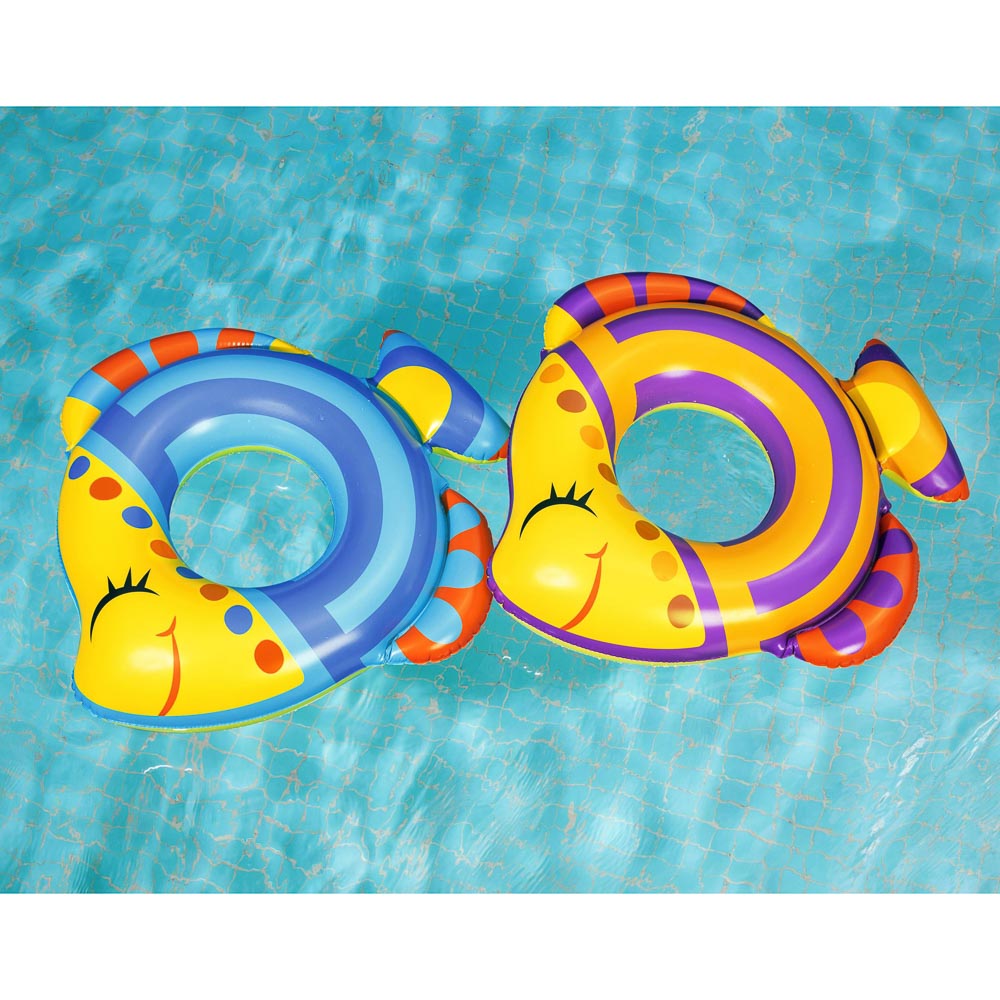 BESTWAY Круг для плавания, 81х76см, ПВХ, Рыбки, 36111, арт.№ 107-177