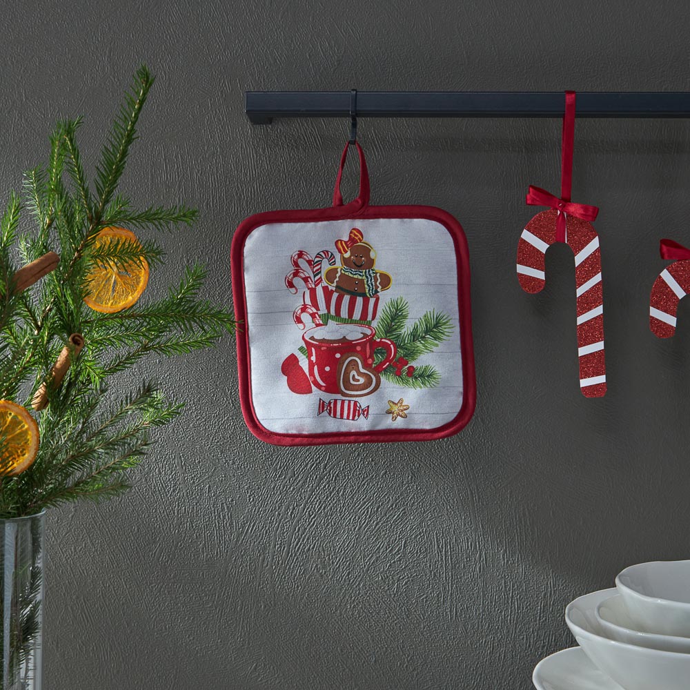 PROVANCE Имбирный пряник Прихватка, 100% полиэстер, 17х17см, арт.№ 492-183