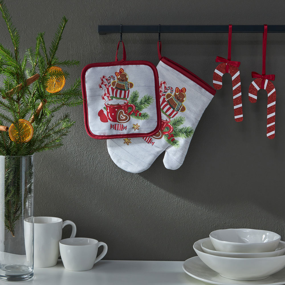 PROVANCE Имбирный пряник Прихватка, 100% полиэстер, 17х17см, арт.№ 492-183