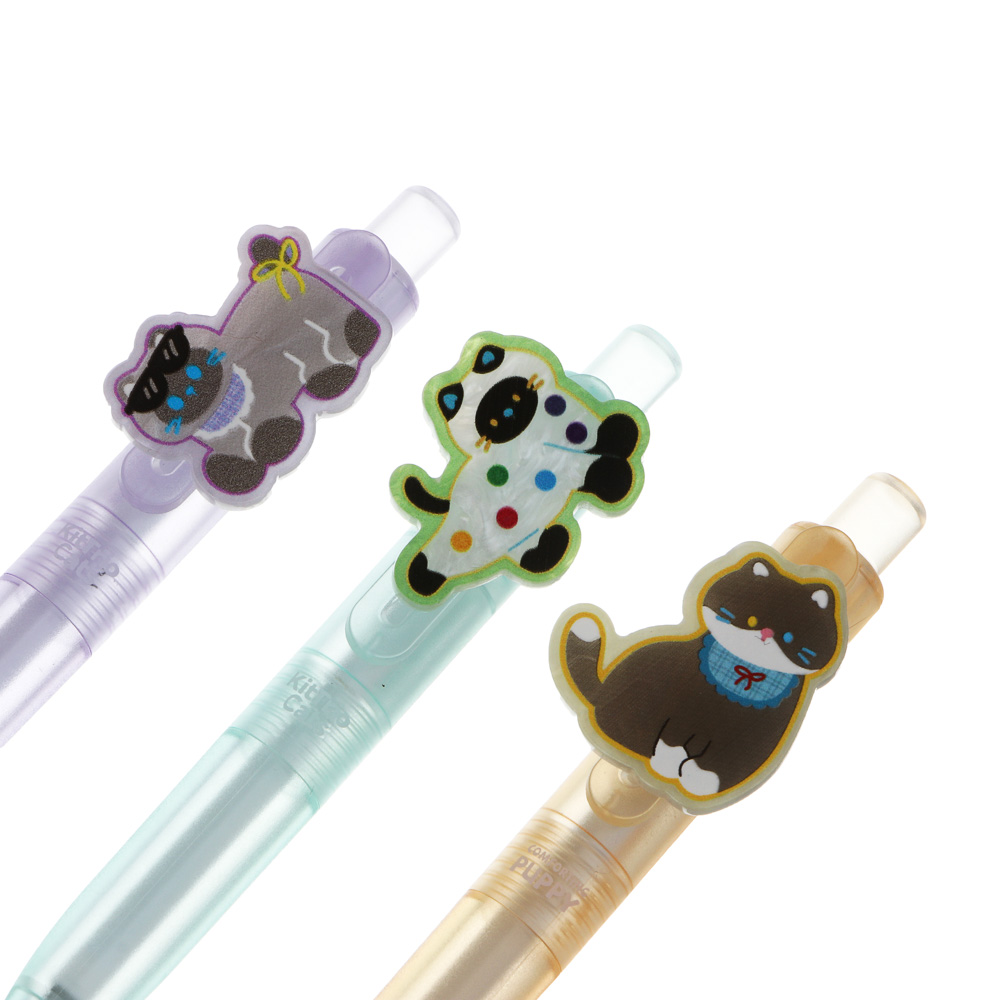 Ручка автоматическая гелевая синяя "Киттенс", 3 вида, арт.№ 591-318