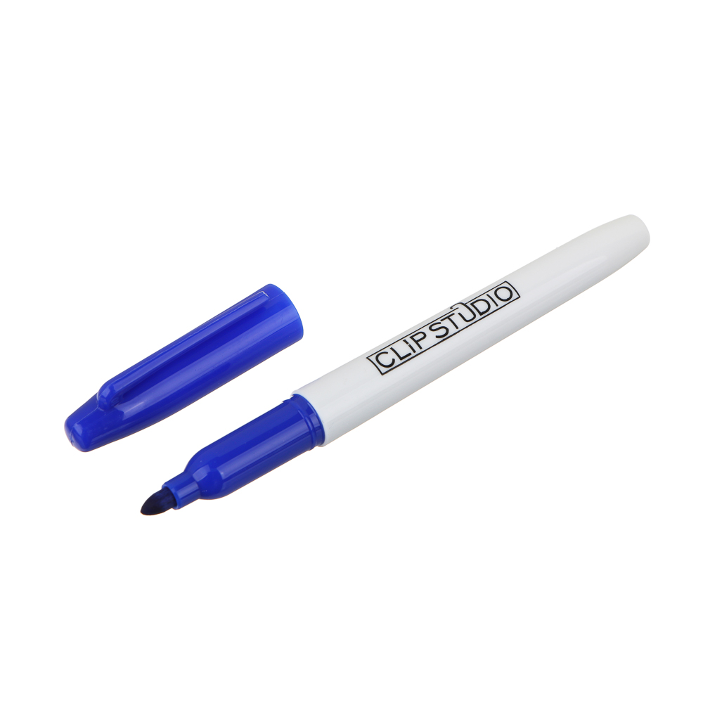 Набор маркеров для белых досок ClipStudio 4 цвета, пулевидный, 3мм, чехол с европодвесом, арт.№ 613-078