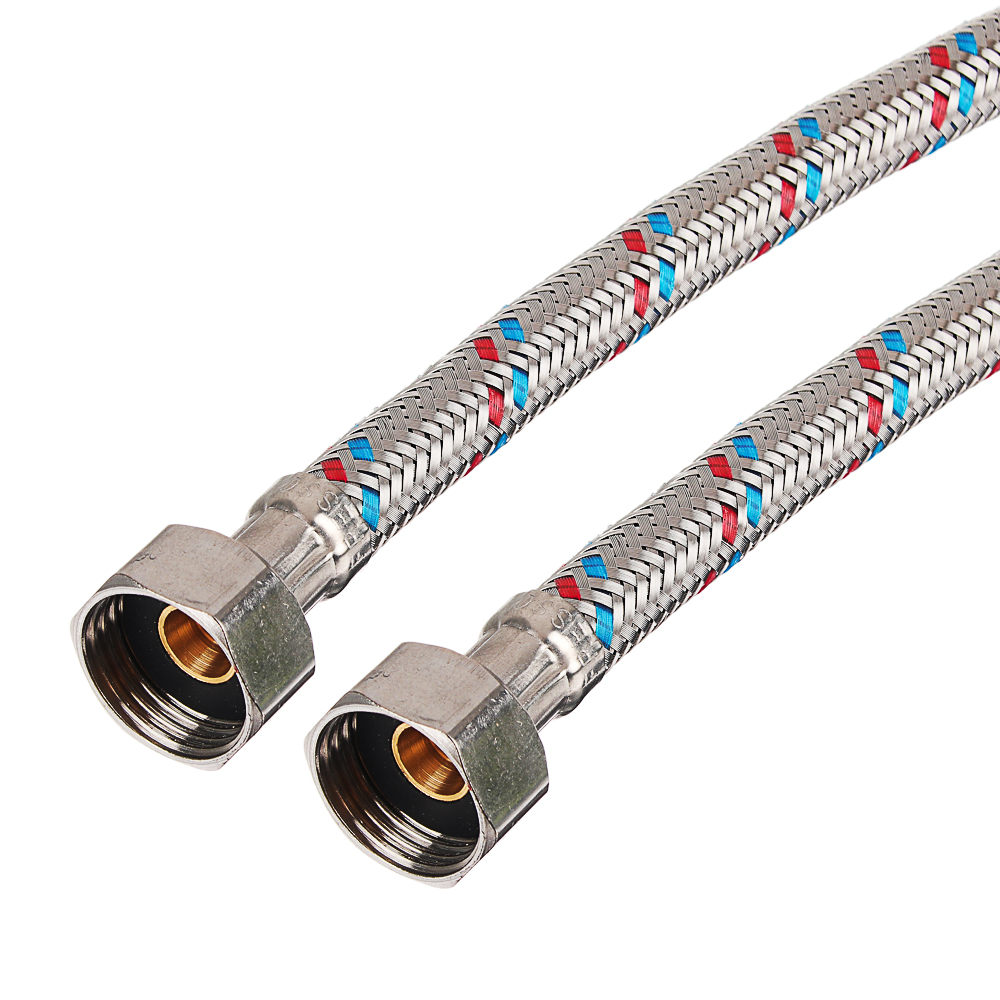 FRESSO Подводка гибкая для воды, Г1/2"-Г1/2", 100см, арт.№ 573-225