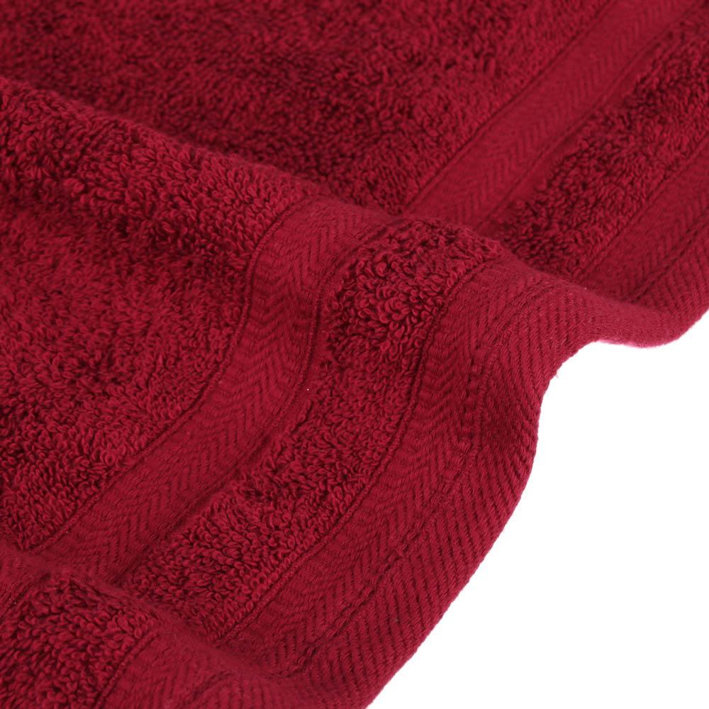 PROVANCE Виана Полотенце махровое, 100% хлопок, 50х90см, 450гр/м, бордо, арт.№ 489-190