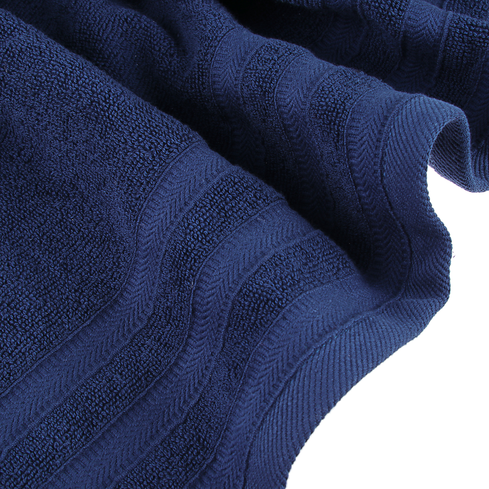 PROVANCE Виана Полотенце махровое, 100% хлопок, 70х130см, 450гр/м, глубокий синий, арт.№ 484-922