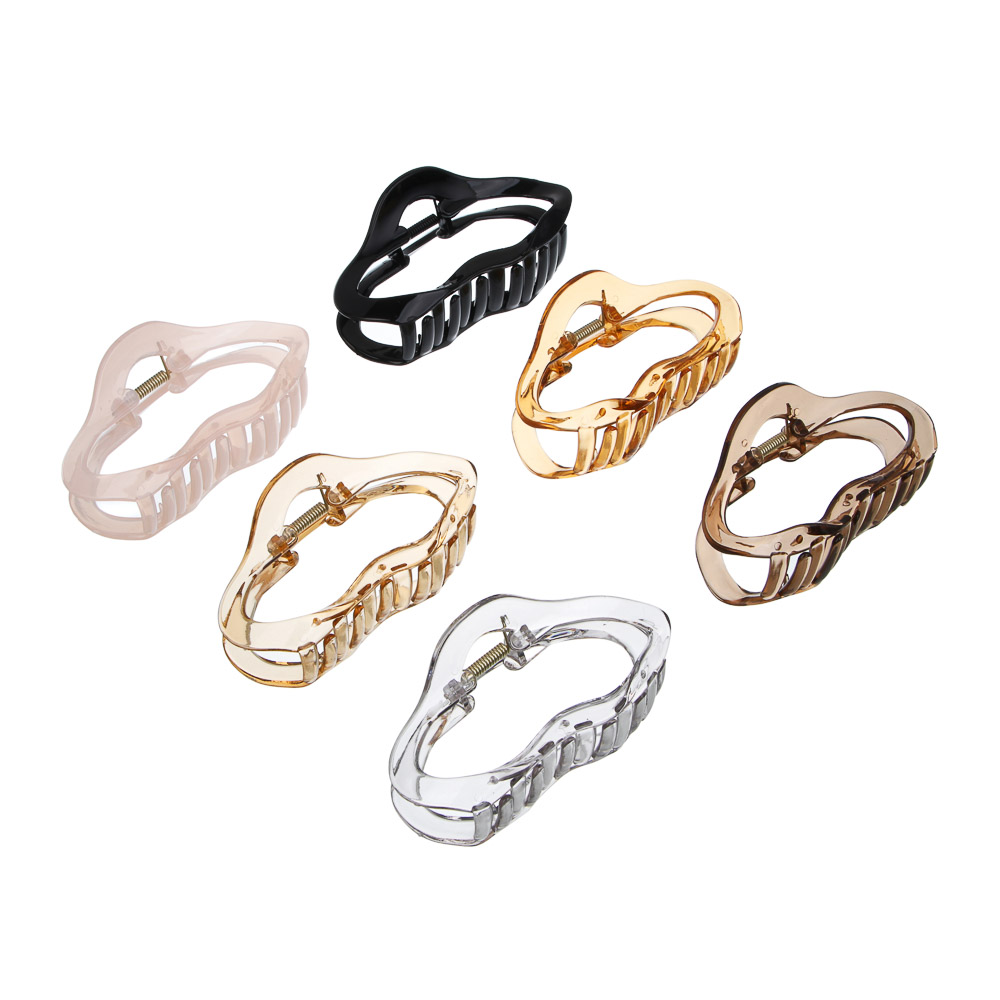 Краб для волос тм ЮНИLOOK, 11см, пластик, металл, 6 цв., ACS25-13, арт.№ 321-396