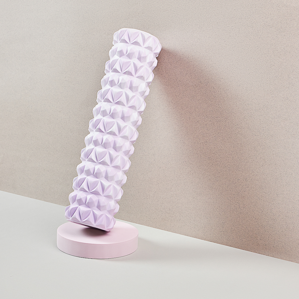 SILAPRO MAX Роллер для миофасциального массажа, фиолетово-белый, 45х11см, EVA, PVC, арт.№ 192-044