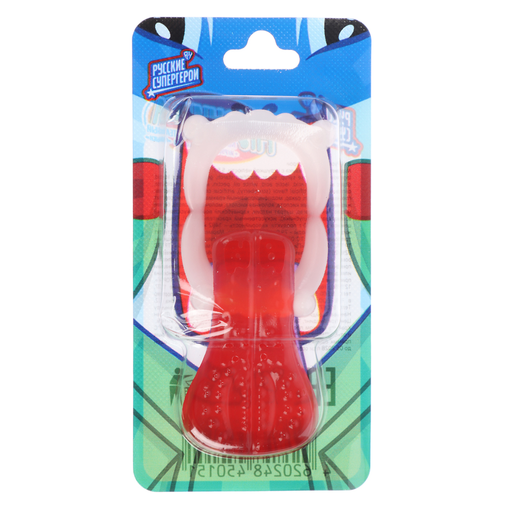 BY Русские Супергерои Мармелад в виде языка с игрушкой челюсти 5.5 гр., арт.№ 347-209