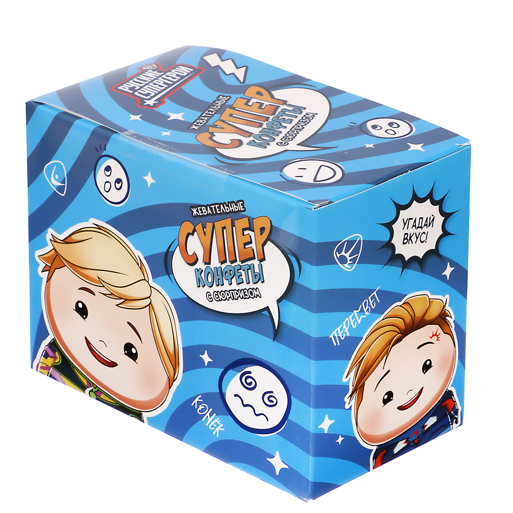 BY Русские Супергерои Жевательные конфеты с сюрпризом 15 гр., арт.№ 347-210