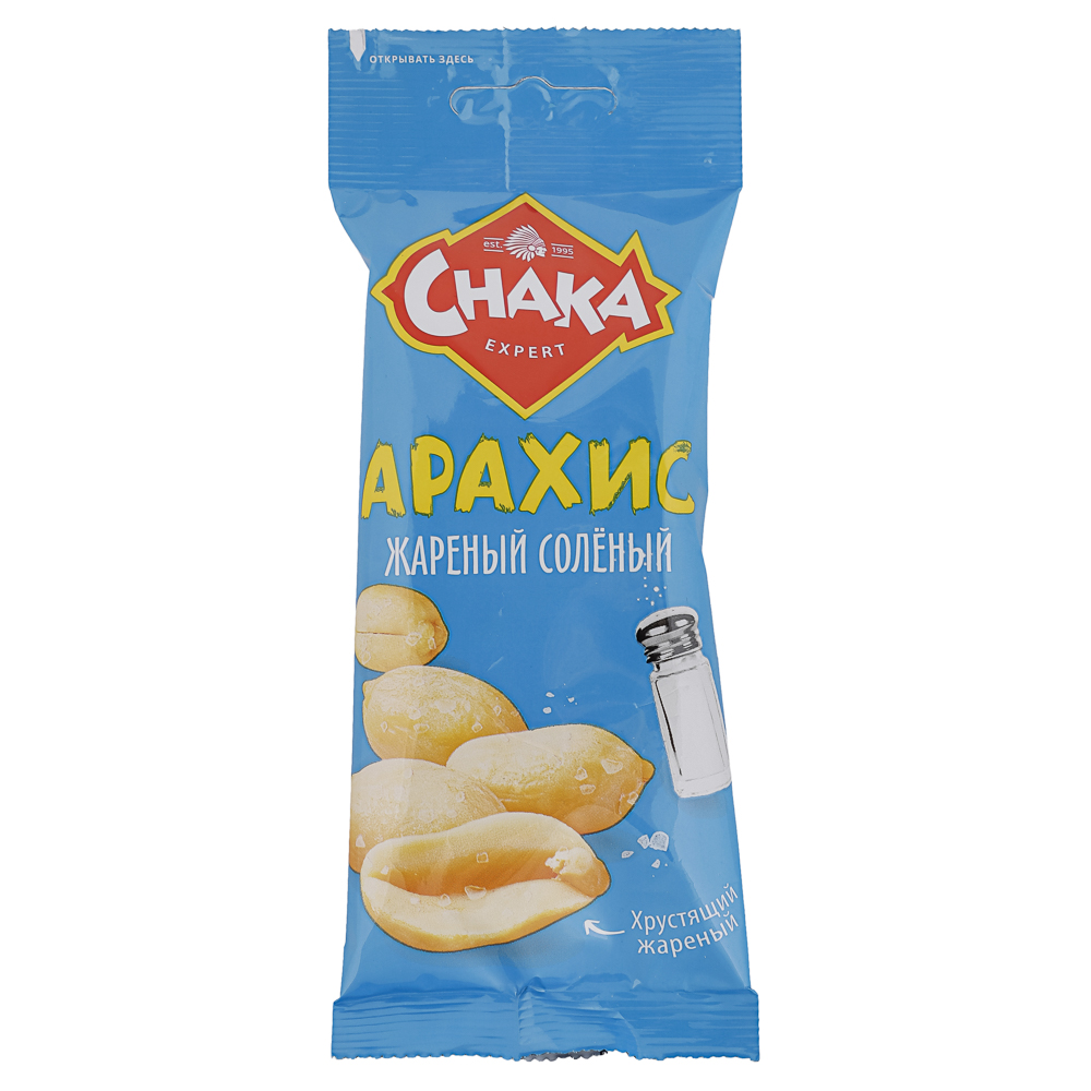 Арахис жаренный соленый CHAKA 50г, арт.№ 347-578