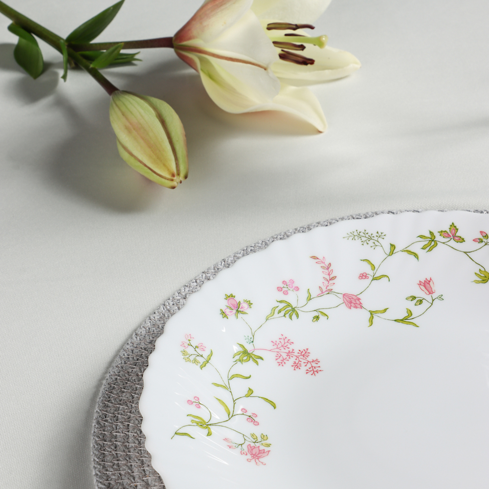 MILLIMI Клавель Набор столовой посуды 19 пр., опаловое стекло, арт.№ 818-002