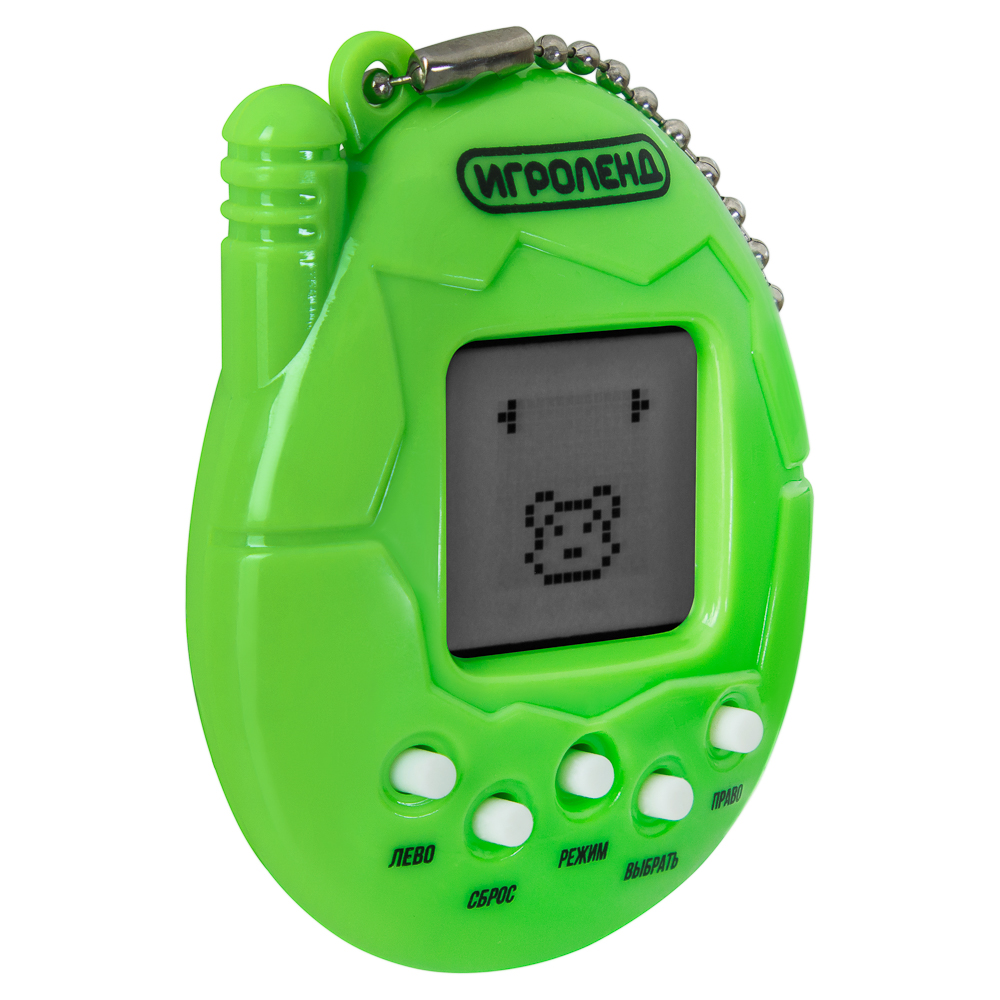 ИГРОЛЕНД Игрушка "Электронное животное", 2AG13, пластик, 4, 8х6см, зеленый, арт.№ 214-019