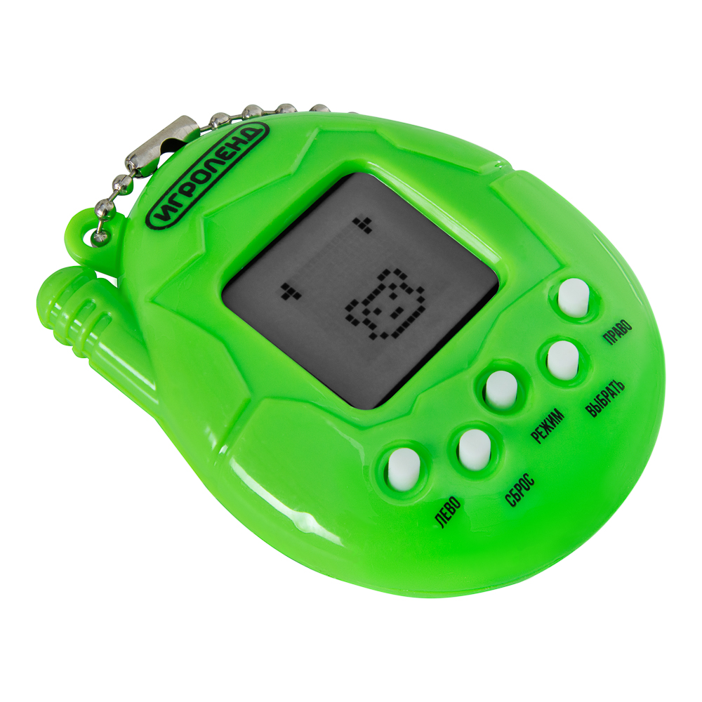 ИГРОЛЕНД Игрушка "Электронное животное", 2AG13, пластик, 4, 8х6см, зеленый, арт.№ 214-019