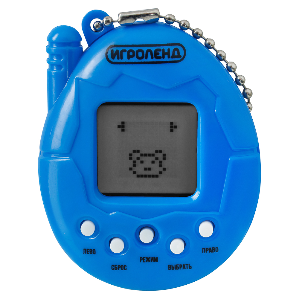 ИГРОЛЕНД Игрушка "Электронное животное", 2AG13, пластик, 4, 8х6см, синий, арт.№ 214-022