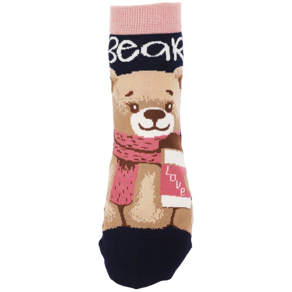 Носки универсальные с рисунком, тм Turkan, р. 36-41, 90%хлопок, 8% п/а, 2%лайкра,разноцветные, арт.№ 019-582