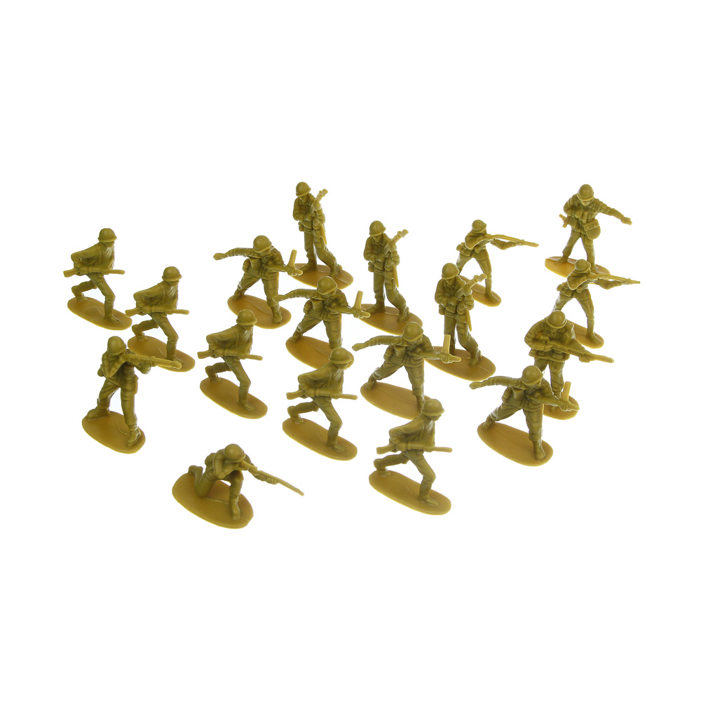 ИГРОЛЕНД Игровой набор солдатиков, 36 шт, PP, 18х5х24 см, арт.№ 296-135