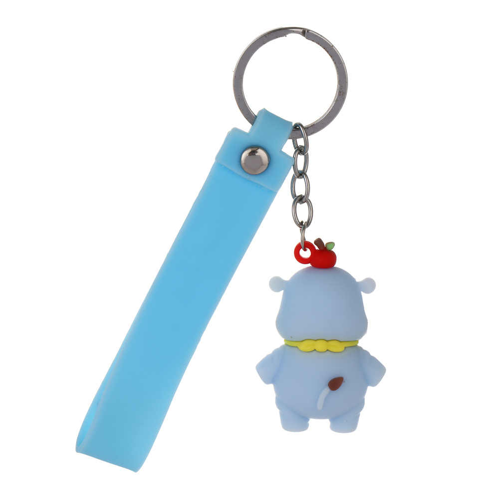 Игрушка брелок "Бегемотики", 6,5х6,5х9см полипропилен, микс, арт.№ 295-300