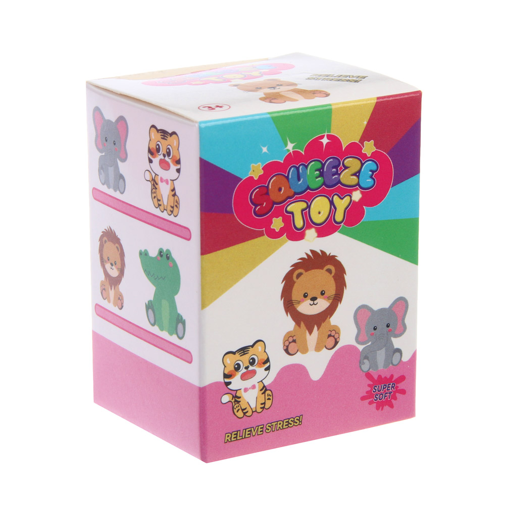 Мялка антистресс "Мякиши", TPR, 4х4,5х6см, 12 дизайнов, арт.№ 297-179