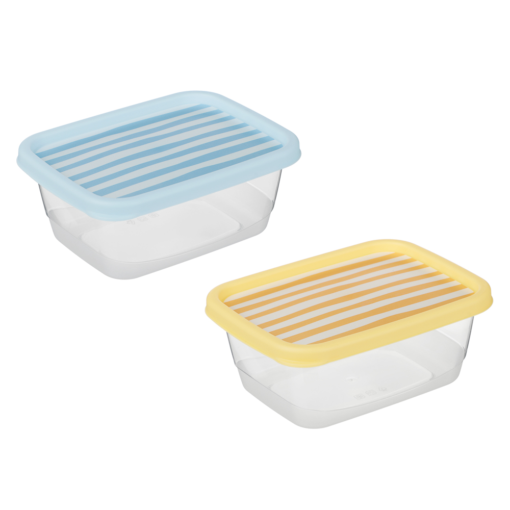 Орра Контейнер для продуктов прямоугольный 0,5л, пластик, 2 цвета, арт.№ 861-601
