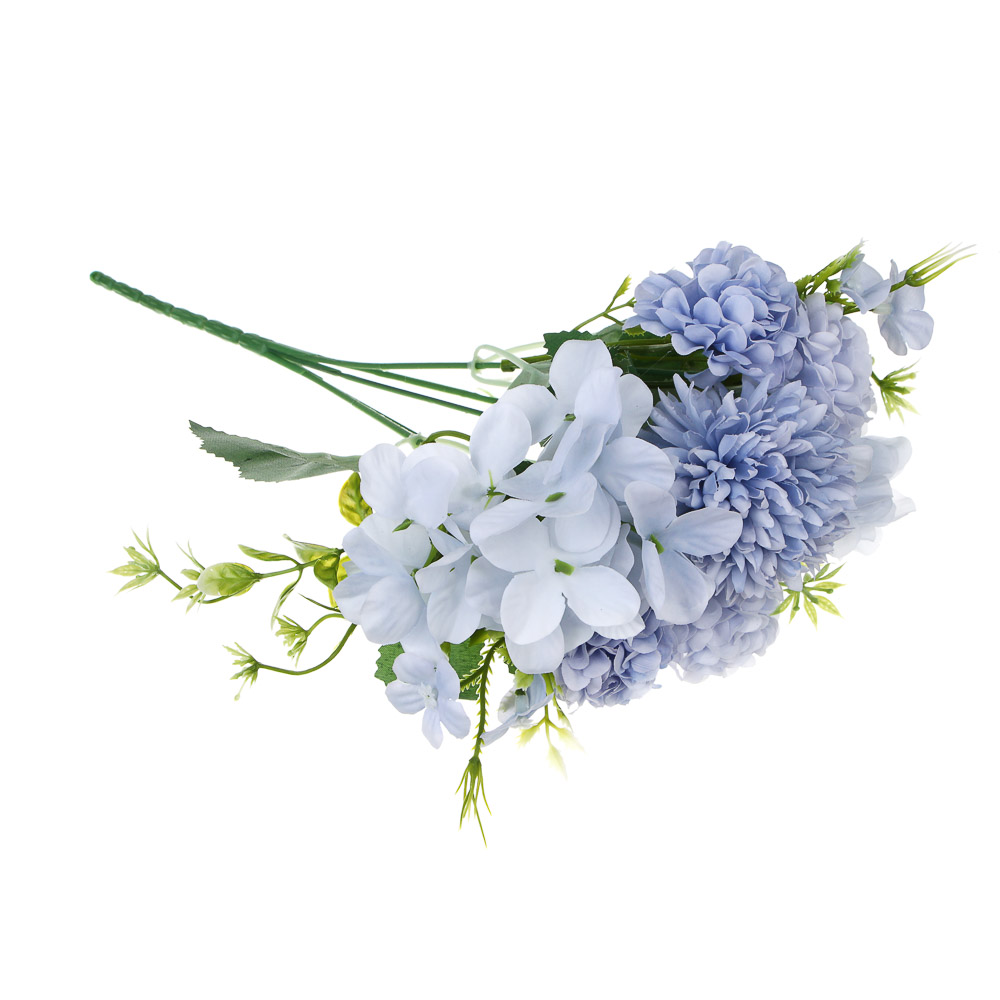 LADECOR Букет искусственных цветов, 30 см, пластик, ткань, 4 цвета, арт.№ 426-003