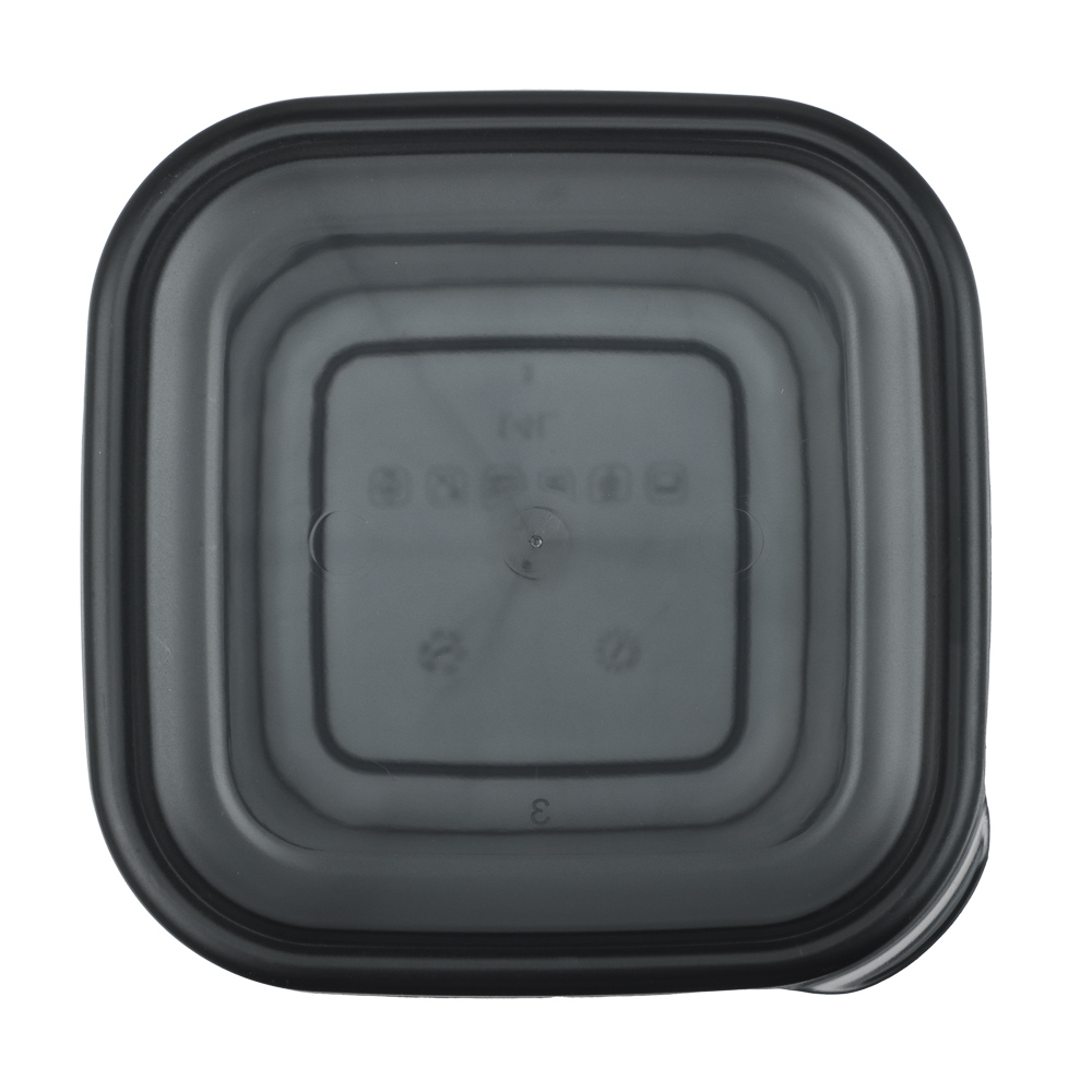 Ёмкость для сыпучих продуктов 1,4л 110х105х185, пластик, графит, арт.№ 861-584