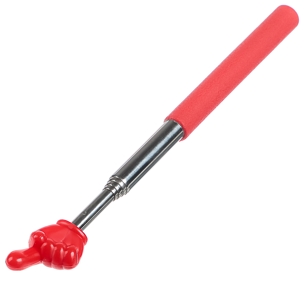 Указка с пальцем телескопическая, пикми палочка, 20х2,5х1,5, 5 цветов, арт.№ 295-283