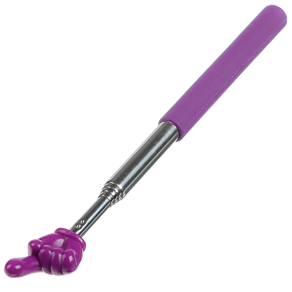 Указка с пальцем телескопическая, пикми палочка, 20х2,5х1,5, 5 цветов, арт.№ 295-283