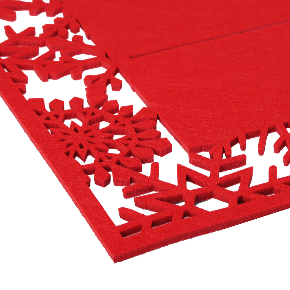 PROVANCE Асти Дорожка фетровая для сервировки стола, 35х90см, 100% полиэстер, красный, арт.№ 492-127