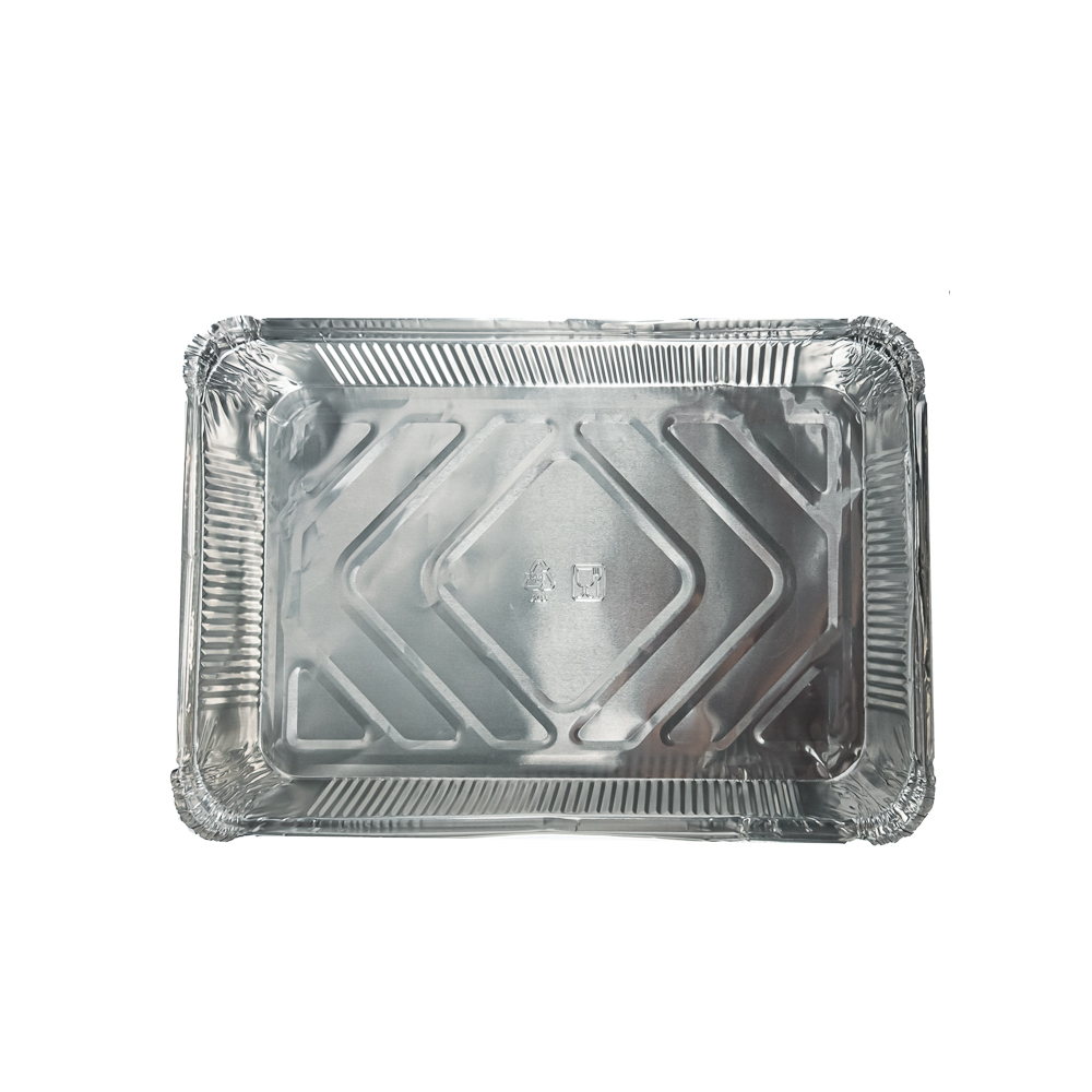Форма для запекания, алюминиевая фольга, 31,3x21,3x4,4см, дно 27,2x17,2см, 2235мл, L-край, 99-07, арт.№ 438-171