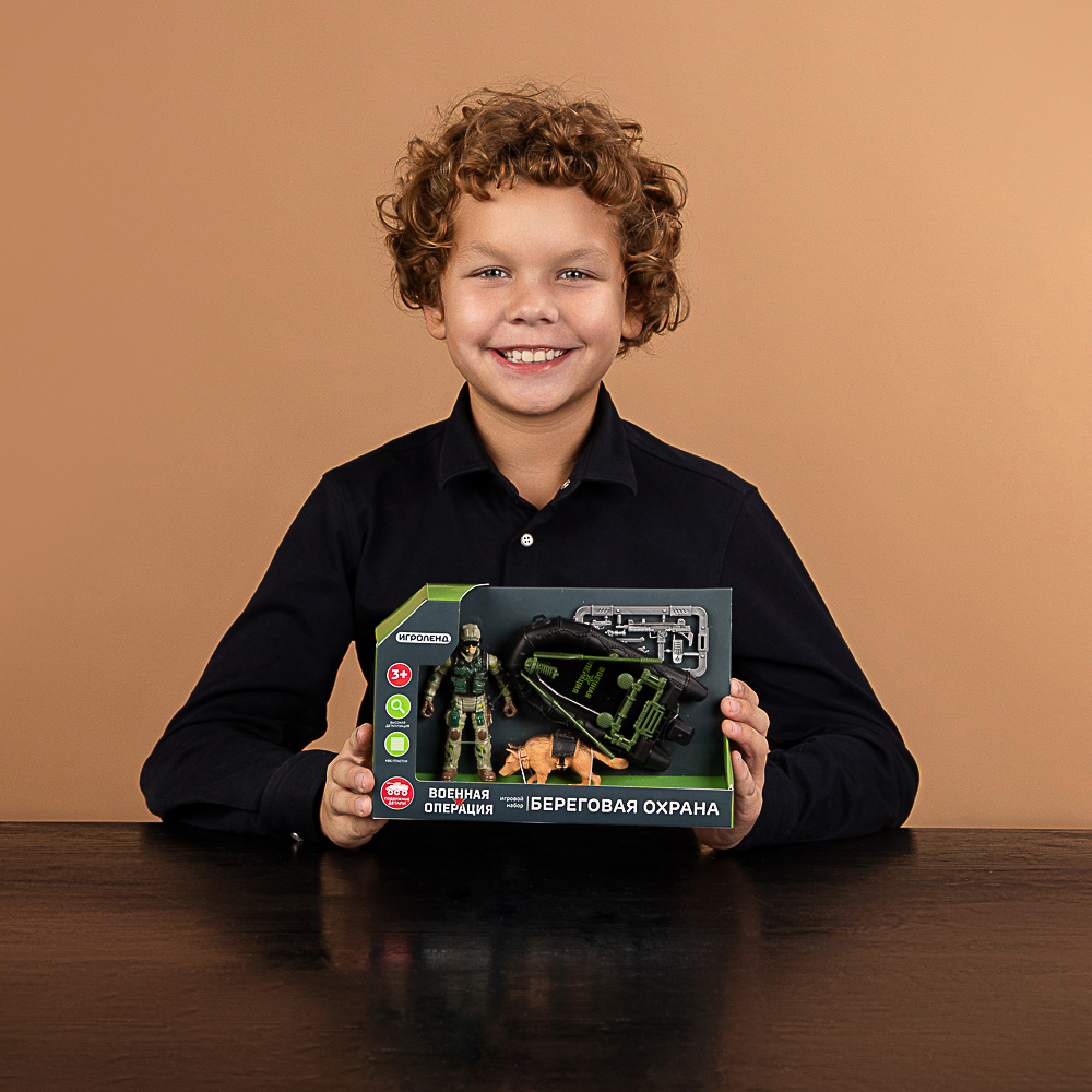 ИГРОЛЕНД Набор игровой Военная операция Береговая охрана, PP, PVC, 22,5х15,5х4см, арт.№ 276-008