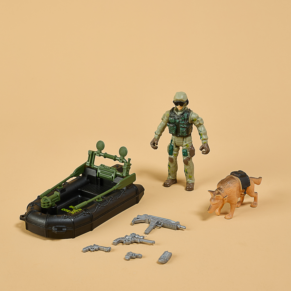 ИГРОЛЕНД Набор игровой Военная операция Береговая охрана, PP, PVC, 22,5х15,5х4см, арт.№ 276-008