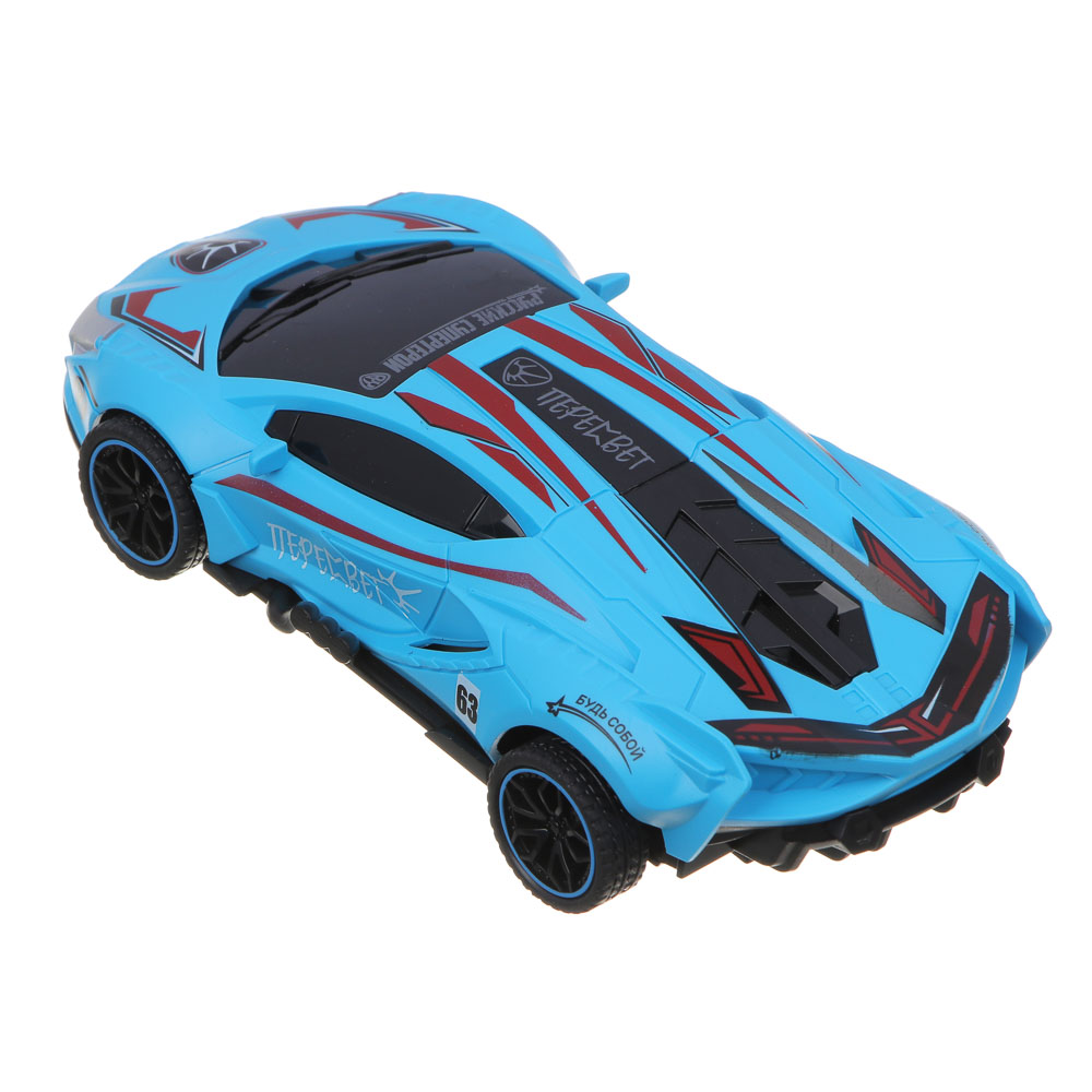 BY Русские Супергерои Автомобиль героев, ABS, инерция, разворот, занос, 18x6,5x10 см, 3 дизайна, арт.№ 292-022