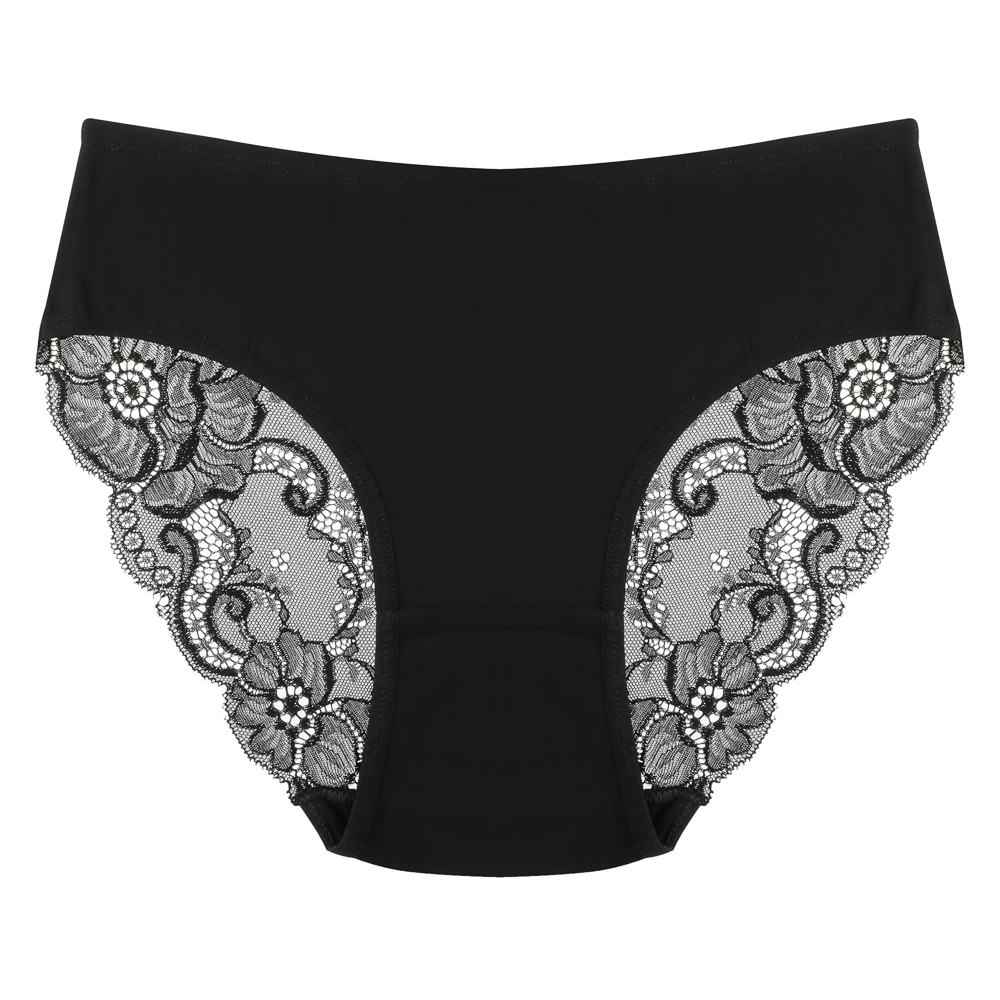 Трусы женские с кружевом, р.50-52, 95% хлопок, 5% спандекс, Cotton #9922, арт.№ 331-418