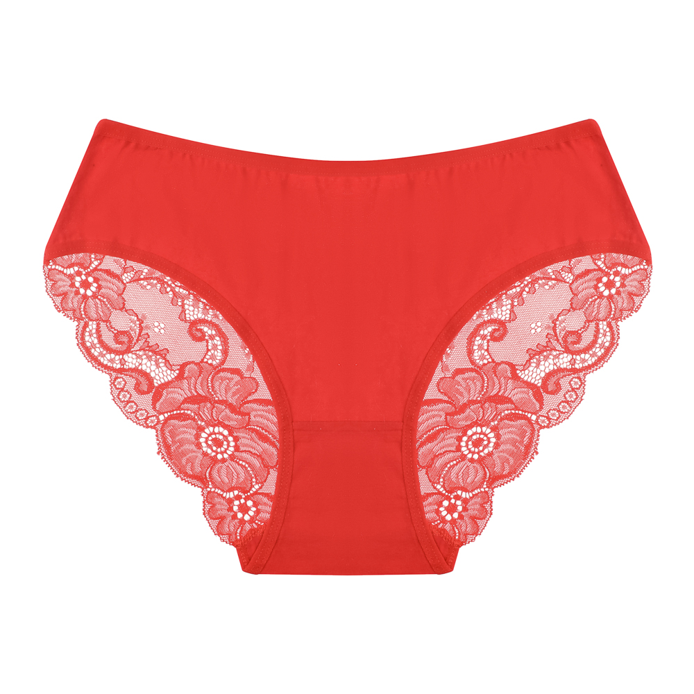 Трусы женские с кружевом, р.50-52, 95% хлопок, 5% спандекс, Cotton #9922, арт.№ 331-418