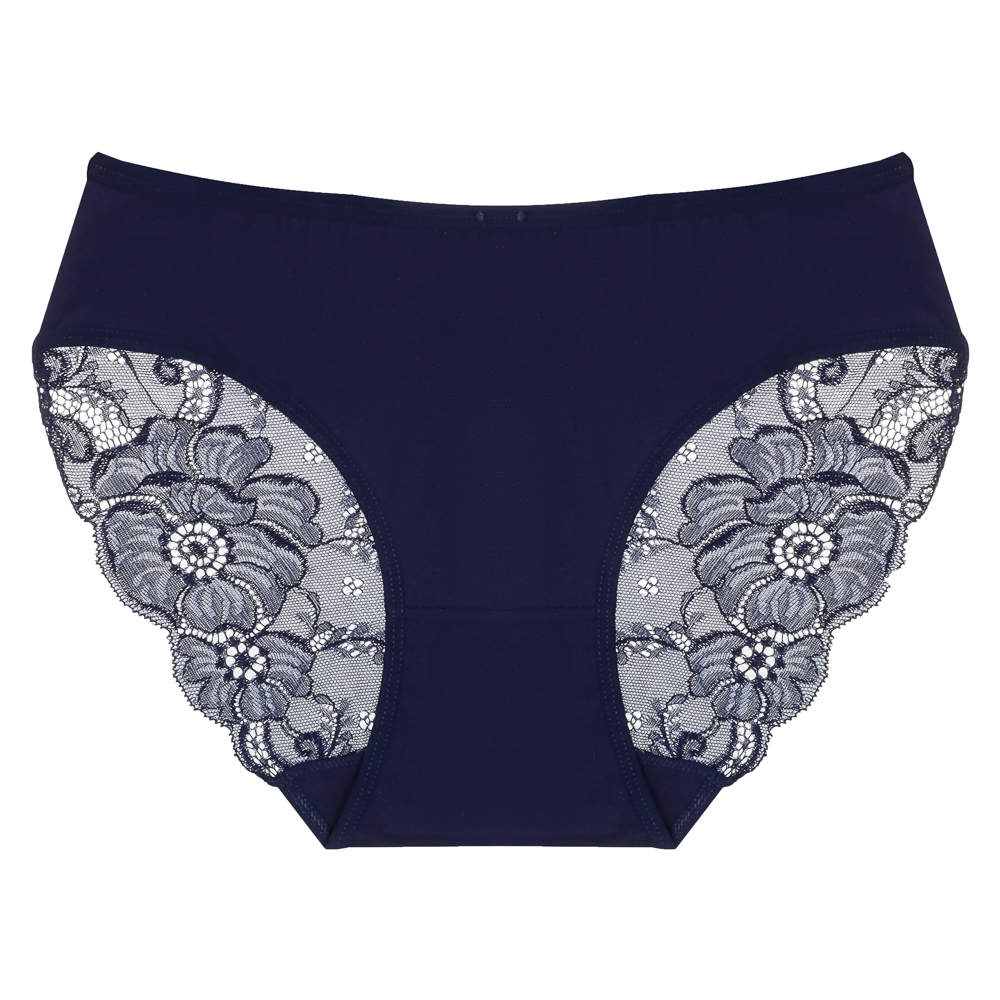 Трусы женские с кружевом, р.50-52, 95% хлопок, 5% спандекс, Cotton #9922, арт.№ 331-418