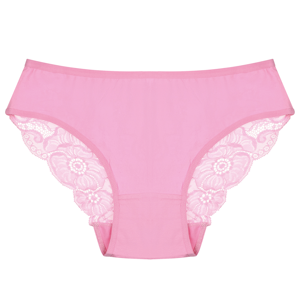 Трусы женские с кружевом, р.50-52, 95% хлопок, 5% спандекс, Cotton #9922, арт.№ 331-418