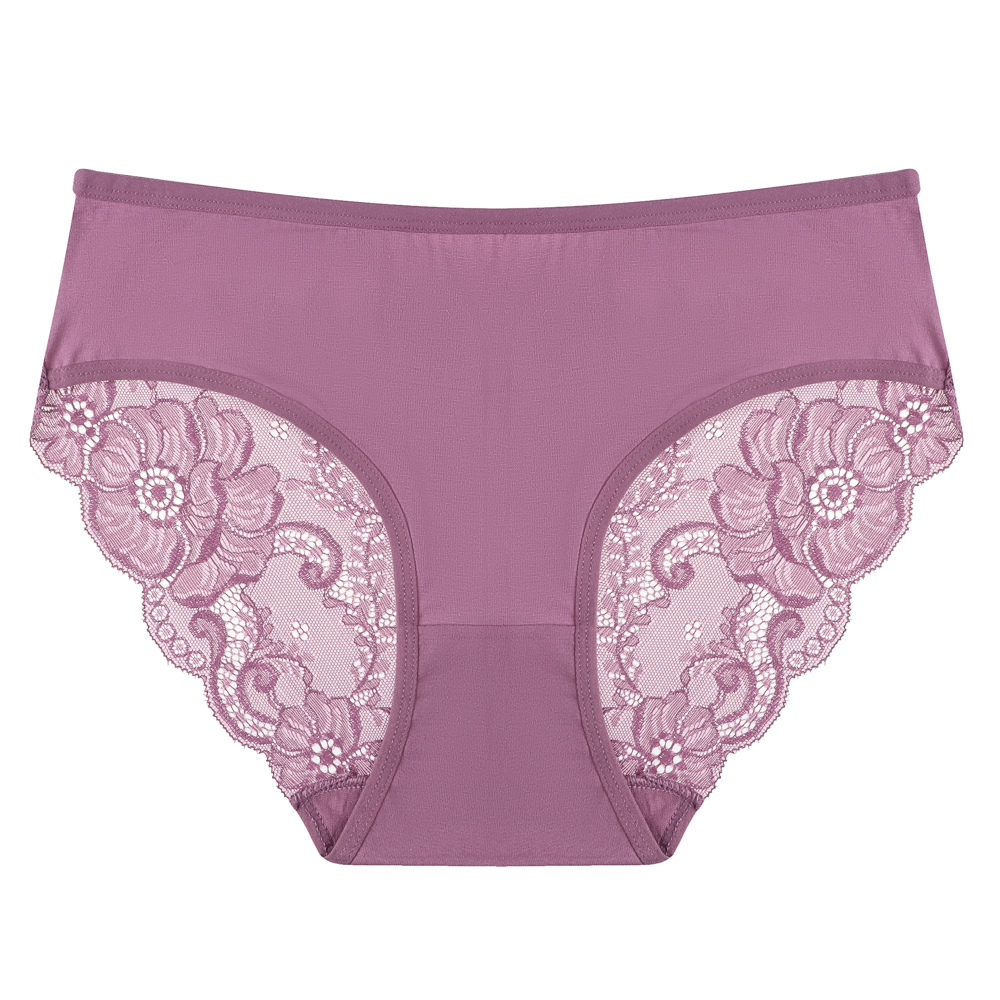 Трусы женские с кружевом, р.50-52, 95% хлопок, 5% спандекс, Cotton #9922, арт.№ 331-418