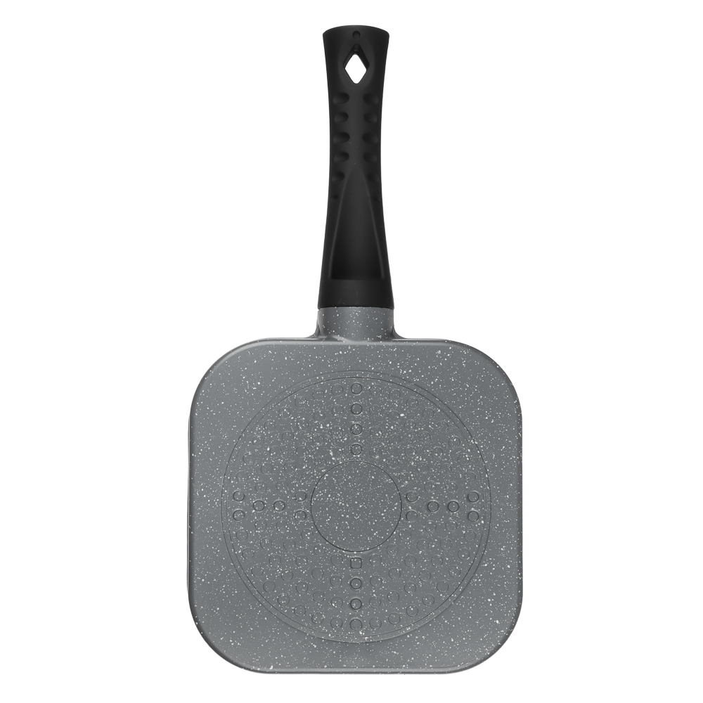 Сковорода литая тм SATOSHI 4 секции, 18см, антипригарное покрытие мрамор, индукция, арт.№ 846-779