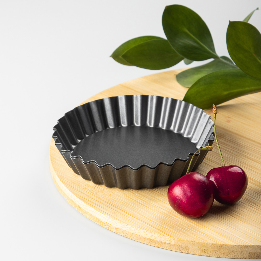 VETTA Набор форм для выпечки 4 шт "Тарталетка" 10,5х2см, угл.сталь, антипригарное покрытие, арт.№ 849-002