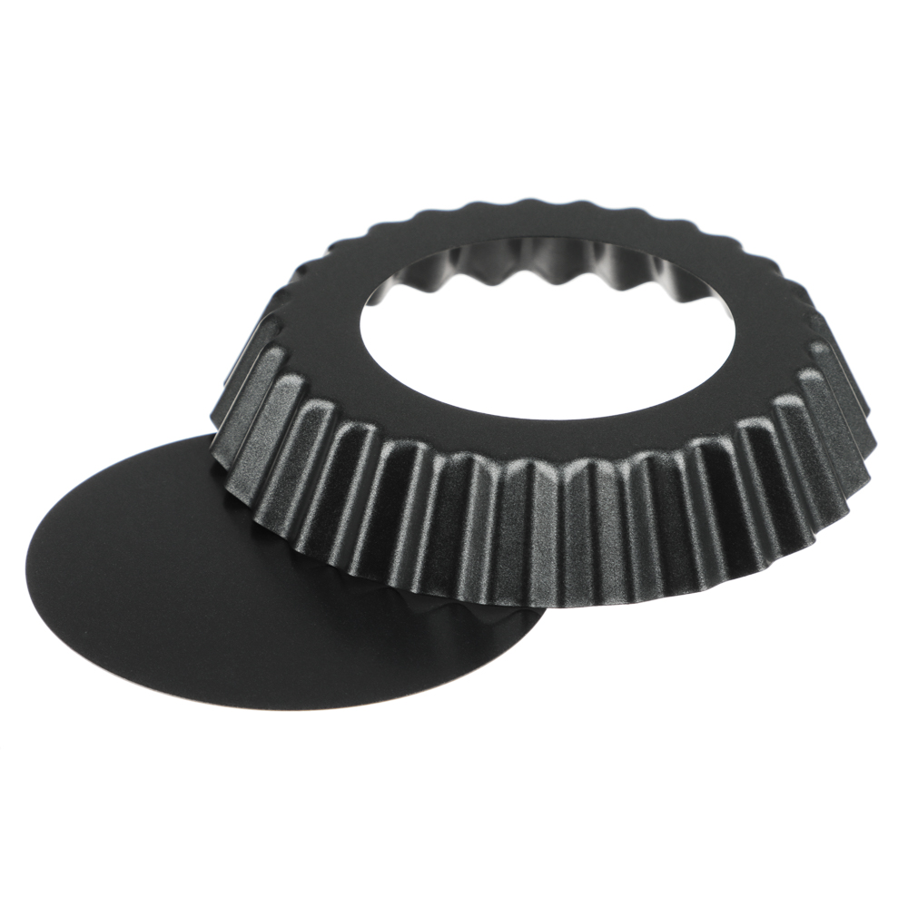 VETTA Набор форм для выпечки 4 шт "Тарталетка" 10,5х2см, угл.сталь, антипригарное покрытие, арт.№ 849-002